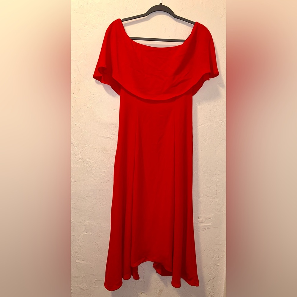 Elegant Red Coast Dress – Size US 6 ❤️